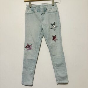 Gap kids jegging jeans with star embroidery